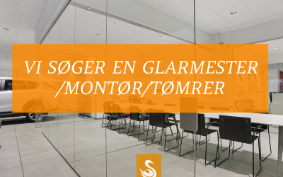 Glarmester/Montør/Tømrer søges til Svane Glas – Bliv en del af vores dedikerede team – Århus/Randers/Djursland og Roskilde!